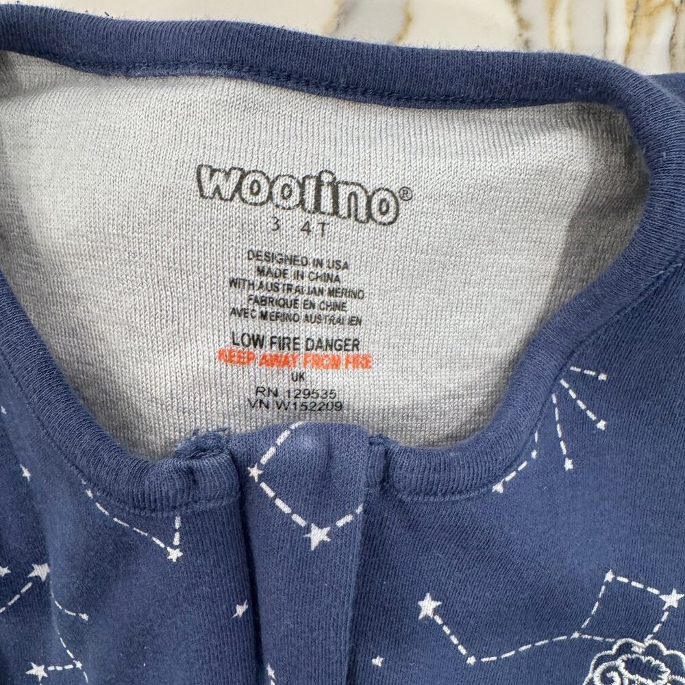 Woolino 3-4T Walker Sleep Sack in Night Sky